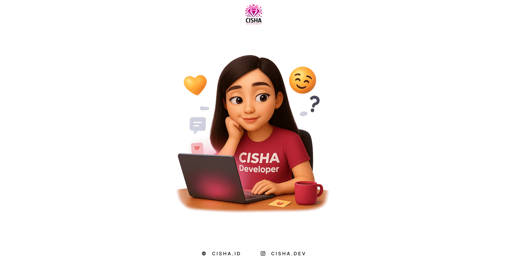 Maskot CISHA Developer menjelaskan tentang Desain yang Menyentuh Emosi: Kenapa Rasa Nyaman Lebih Penting dari Warna dan Layout